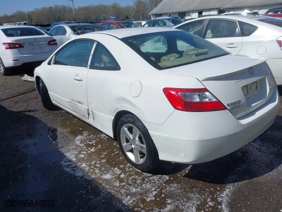 2008 Honda Civic Cpe EX-L with VIN 2HGFG12918H551571, listed as a IAAI auction lot 41911760 with 167,524 mi miles. Bid and sale history available at carsss.com. Image 3.