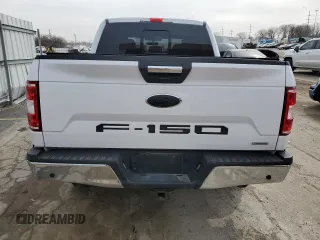 2020 Ford F-150 XL with VIN 1FTEW1EP1LKF36366, listed as a Copart auction lot 50186345 with 44,947 mi miles and Salvage Title. Bid and sale history available at DreamBid. Image 6.