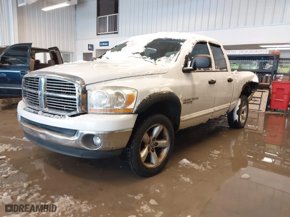 2006 Dodge Ram 1500 SLT with VIN 1D7HU18N76S662707, listed as a IAAI auction lot 41166938 with 260,186 mi miles. Bid and sale history available at carsss.com. Image 17.