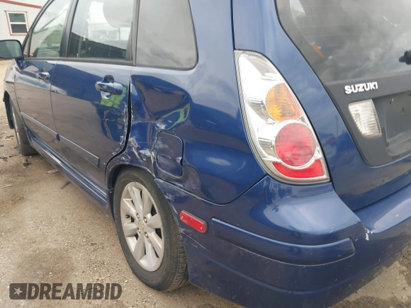 2005 Suzuki Aerio SX with VIN JS2RC61H555303720, listed as a IAAI auction lot 41911707 with 138,286 mi miles and . Bid and sale history available at DreamBid. Image 6.