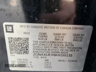 2019 Chevrolet Equinox LT z VIN 2GNAXUEV6K6155133, wystawiony jako Copart lot #59152515 z przebiegiem 55 897 mil mil oraz Szkoda całkowita • Salvage title. Historia ofert i sprzedaży dostępna na DreamBid. Obrazek 12.