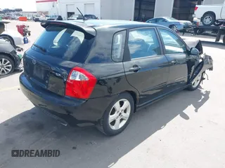 2008 Kia Spectra with VIN KNAFE161285011272, listed as a IAAI auction lot 42303490 with 177,800 mi miles and . Bid and sale history available at DreamBid. Image 4.