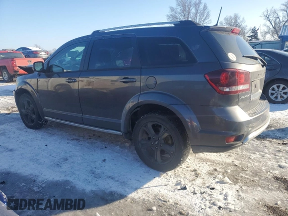2019 Dodge Journey Crossroad with VIN 3C4PDCGB8KT873531, listed as a Copart auction lot 41603265 with 110,533 mi miles and Salvage Title. Bid and sale history available at DreamBid. Image 2.