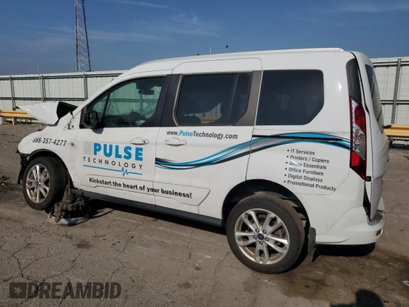 2015 Ford Transit Connect XLT с VIN NM0AE8F79F1205843, выставлен на аукционе Copart как лот 70516794 с пробегом Не указан миль и Списание • Salvage title. История ставок и продаж доступна на DreamBid. Изображение 2.