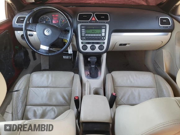 2007 Volkswagen Eos 2.0T with VIN WVWDA71F47V029749, listed as a Copart auction lot 42396885 with 67,454 mi miles and Salvage Title. Bid and sale history available at DreamBid. Image 8.