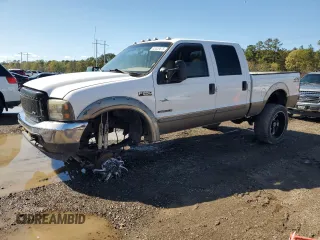 2002 Ford Super Duty F-250 XL with VIN 1FTNW21F42EA73932, listed as a Copart auction lot 48339575 with 0 mi miles and Salvage Title. Bid and sale history available at carsss.com. Image 1.