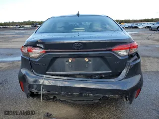 2020 Toyota Corolla LE with VIN JTDEPRAEXLJ070572, listed as a Copart auction lot 50246035 with 47,736 mi miles and Salvage Title. Bid and sale history available at carsss.com. Image 6.