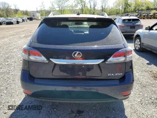 2013 Lexus RX 350 with VIN 2T2BK1BA9DC156804, listed as a Copart auction lot 54735355 with 95,280 mi miles and Salvage Title. Bid and sale history available at carsss.com. Image 6.