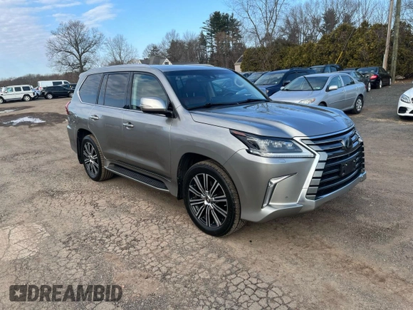 2018 Lexus LX 570 с VIN JTJHY7AX5J4265391, выставлен на аукционе Copart как лот 49247385 с пробегом 261 757 миль миль и Чистый • Clean title. История ставок и продаж доступна на DreamBid. Изображение 4.