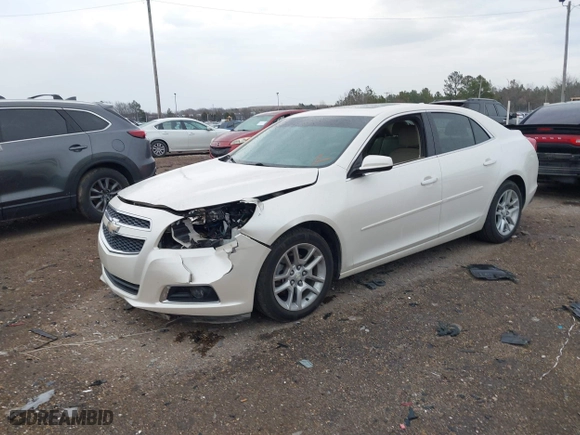 2013 Chevrolet Malibu ECO with VIN 1G11F5SR6DF162447, listed as a IAAI auction lot 41705059 with 168,670 mi miles. Bid and sale history available at carsss.com. Image 2.