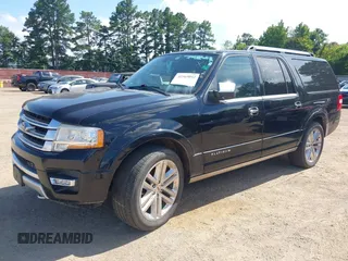 2017 Ford Expedition Max Platinum z VIN 1FMJK1MT4HEA54579, wystawiony jako IAAI lot #42565052 z przebiegiem Nie podano mil oraz . Historia ofert i sprzedaży dostępna na DreamBid. Obrazek 2.