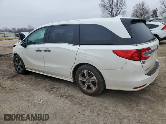 2019 Honda Odyssey Touring with VIN 5FNRL6H80KB062238, listed as a Copart auction lot 42934465 with 87,113 mi miles and Salvage Title. Bid and sale history available at carsss.com. Image 2.