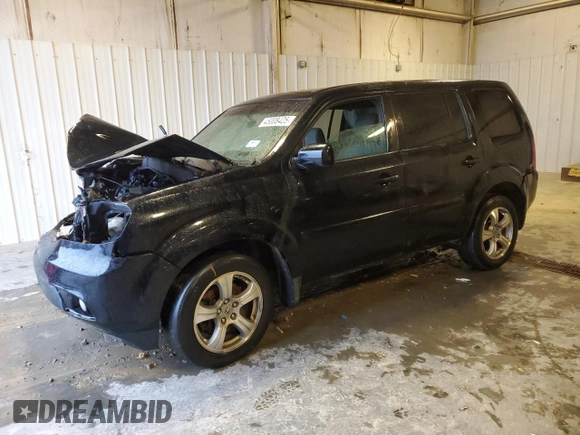 2012 Honda Pilot EX with VIN 5FNYF4H42CB052073, listed as a Copart auction lot 45008425 with 151,481 mi miles and Salvage Title. Bid and sale history available at carsss.com. Image 1.