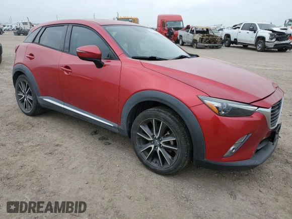 2016 Mazda CX-3 Grand Touring with VIN JM1DKBD76G0111838, listed as a Copart auction lot 48831385 with 115,579 mi miles and Salvage Title. Bid and sale history available at carsss.com. Image 4.