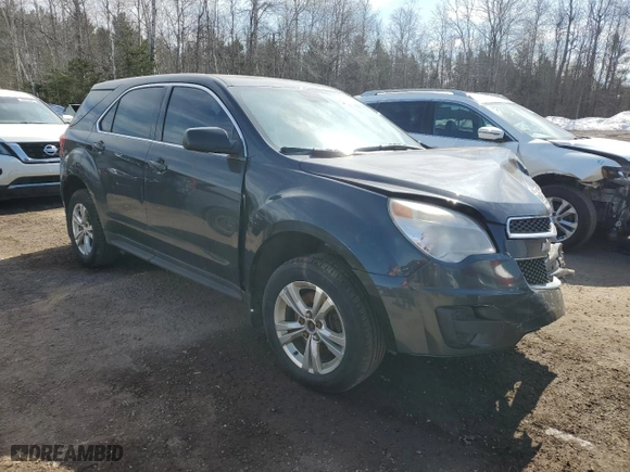 2013 Chevrolet Equinox LS with VIN 2GNALBEK8D1136797, listed as a Copart auction lot 48776385 with 282,428 mi miles and Salvage Title. Bid and sale history available at carsss.com. Image 4.