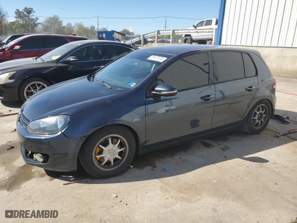 2010 Volkswagen Golf with VIN WVWDB7AJ6AW281778, listed as a Copart auction lot 76127374 with 214,535 mi miles and Non Repairable. Bid and sale history available at carsss.com. Image 1.
