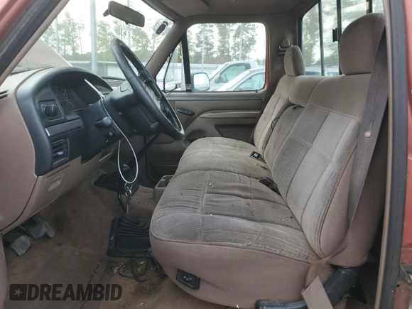 1995 Ford F-150 with VIN 1FTEF14N3SNA76012, listed as a Copart auction lot 74675844 with 133,345 mi miles and Salvage Title. Bid and sale history available at carsss.com. Image 7.