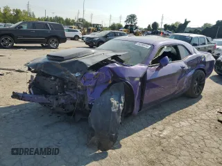 2014 Dodge Challenger SRT-8 z VIN 2C3CDYCJ0EH136754, wystawiony jako Copart lot #69296914 z przebiegiem 40 591 mil mil oraz Szkoda całkowita • Salvage title. Historia ofert i sprzedaży dostępna na DreamBid. Obrazek 1.