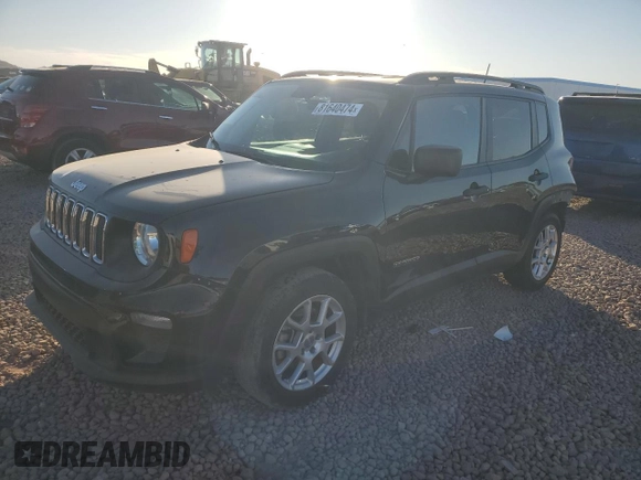 2020 Jeep Renegade Jeepster z VIN ZACNJAAB1LPL45686, wystawiony jako Copart lot #81640474 z przebiegiem 84 548 mil mil oraz Szkoda całkowita • Salvage title. Historia ofert i sprzedaży dostępna na DreamBid. Obrazek 1.