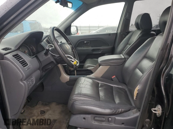 2007 Honda Pilot EX-L with VIN 5FNYF28747B039507, listed as a Copart auction lot 78941304 with 187,291 mi miles and Salvage Title. Bid and sale history available at DreamBid. Image 7.