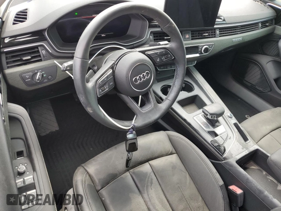 2022 Audi A5 Sportback Premium Plus with VIN WAUCBCF58NA027585, listed as a Copart auction lot 51382045 with 22,354 mi miles and Salvage Title. Bid and sale history available at carsss.com. Image 8.