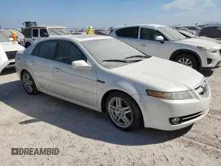 2008 Acura TL with VIN 19UUA66288A047746, listed as a Copart auction lot 75489424 with 0 mi miles and Salvage Title. Bid and sale history available at carsss.com. Image 4.