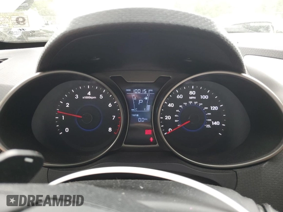 2012 Hyundai Veloster w/Black Int with VIN KMHTC6AD5CU065525, listed as a Copart auction lot 56415785 with 100,151 mi miles and Salvage title. Bid and sale history available at DreamBid. Image 9.