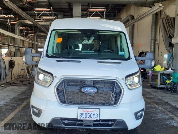 2023 Ford Transit Passenger XL с VIN 1FBAX9CG3PKC04601, выставлен на аукционе IAAI как лот 42667371 с пробегом 11 903 миль миль и . История ставок и продаж доступна на DreamBid. Изображение 7.