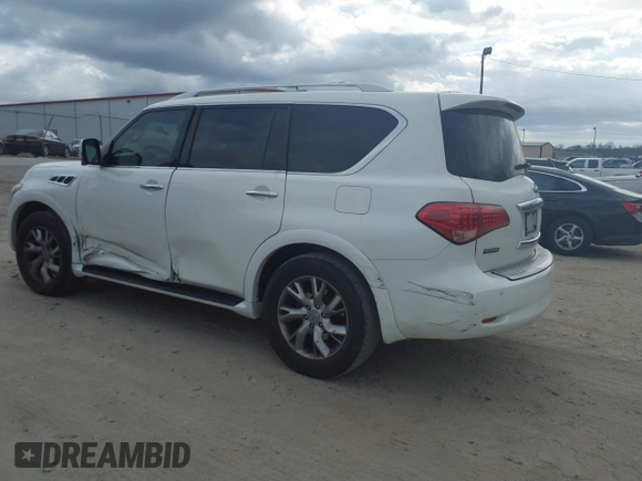 2013 Infiniti QX56 z VIN JN8AZ2NCXD9330307, wystawiony jako IAAI lot #41721153 z przebiegiem 160 769 mil mil oraz . Historia ofert i sprzedaży dostępna na DreamBid. Obrazek 3.
