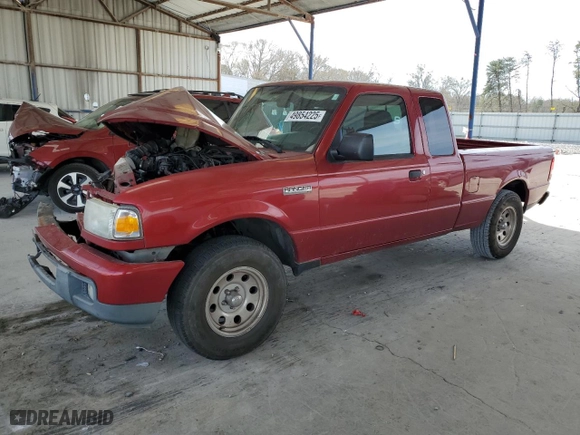 2006 Ford Ranger STX with VIN 1FTYR44E16PA73450, listed as a Copart auction lot 49854225 with 213,282 mi miles and Salvage Title. Bid and sale history available at carsss.com. Image 1.