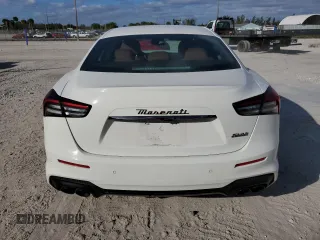 2023 Maserati Ghibli Modena with VIN ZAM57YSM3PX418887, listed as a Copart auction lot 41567624 with 11,465 mi miles. Bid and sale history available at carsss.com. Image 6.
