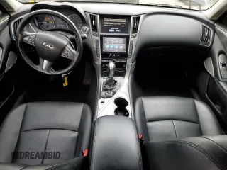2017 Infiniti Q50 2.0t Premium with VIN JN1CV7AR6HM680479, listed as a Copart auction lot 46862215 with 75,920 mi miles and Salvage Title. Bid and sale history available at carsss.com. Image 8.