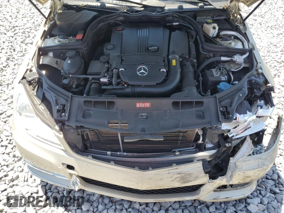 2012 Mercedes-Benz C-Class C 250 Sport with VIN WDDGF4HB4CR238689, listed as a Copart auction lot 54550575 with 45,226 mi miles and Salvage Title. Bid and sale history available at carsss.com. Image 11.