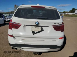 2017 BMW X3 xDrive28i z VIN 5UXWX9C31H0W70859, wystawiony jako Copart lot #54721075 z przebiegiem 184 916 mil mil oraz Szkoda całkowita • Salvage title. Historia ofert i sprzedaży dostępna na DreamBid. Obrazek 6.