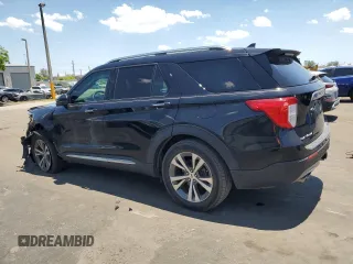 2020 Ford Explorer Platinum z VIN 1FM5K8HC5LGA11113, wystawiony jako Copart lot #57035265 z przebiegiem 52 232 mil mil oraz Szkoda całkowita • Salvage title. Historia ofert i sprzedaży dostępna na DreamBid. Obrazek 2.