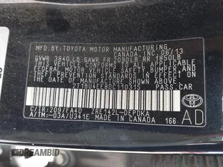 2013 Toyota Corolla L with VIN 2T1BU4EE8DC110315, listed as a IAAI auction lot 41948418 with 127,142 mi miles and . Bid and sale history available at DreamBid. Image 9.