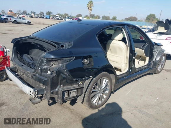 2018 Infiniti Q50 Sport with VIN JN1EV7AP3JM359867, listed as a IAAI auction lot 41455142 with 55,897 mi miles and . Bid and sale history available at carsss.com. Image 4.