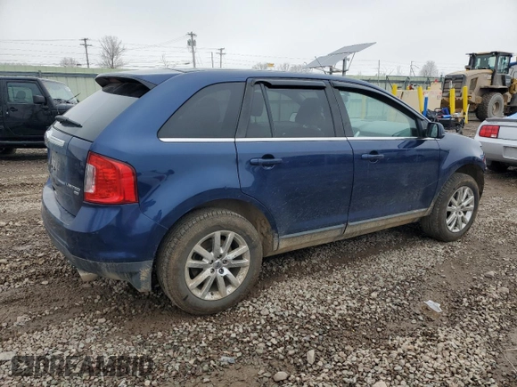 2012 Ford Edge Limited with VIN 2FMDK4KC9CBA29098, listed as a Copart auction lot 52066515 with 182,080 mi miles and Salvage Title. Bid and sale history available at carsss.com. Image 3.