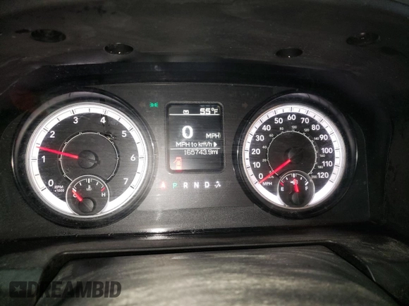 2017 Ram 1500 Express with VIN 1C6RR7FGXHS862501, listed as a Copart auction lot 46538875 with 165,743 mi miles and Clean Title. Bid and sale history available at carsss.com. Image 9.