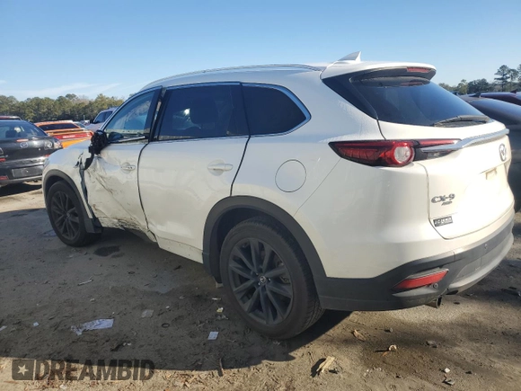 2022 Mazda CX-9 Touring Plus with VIN JM3TCBAY0N0607986, listed as a Copart auction lot 88574645 with 0 mi miles and Salvage Title. Bid and sale history available at carsss.com. Image 2.