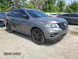 2018 Nissan Pathfinder SL with VIN 5N1DR2MNXJC660910, listed as a Copart auction lot 51427215 with 83,282 mi miles and Salvage Title. Bid and sale history available at carsss.com. Image 4.