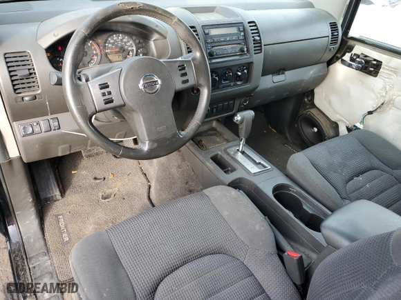 2005 Nissan Frontier 4WD SE with VIN 1N6AD06W45C402708, listed as a Copart auction lot 43715675 with 174,745 mi miles and Salvage Title. Bid and sale history available at carsss.com. Image 8.