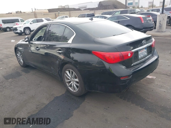 2015 Infiniti Q50 Premium with VIN JN1BV7AP9FM342033, listed as a IAAI auction lot 41241687 with 183,887 mi miles and . Bid and sale history available at DreamBid. Image 3.