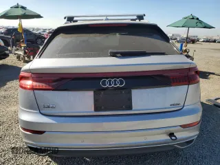 2020 Audi Q8 Premium Plus with VIN WA1BVAF10LD014844, listed as a Copart auction lot 83256404 with 0 mi miles and Salvage Title. Bid and sale history available at carsss.com. Image 6.