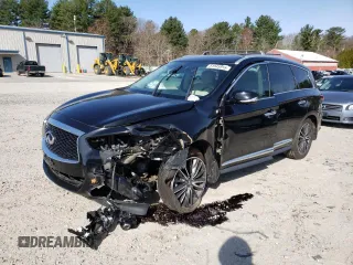 2020 Infiniti QX60 Luxe с VIN 5N1DL0MN4LC520277, выставлен на аукционе Copart как лот 51545915 с пробегом 60 721 миль миль и На запчасти • Non repairable. История ставок и продаж доступна на DreamBid. Изображение 1.