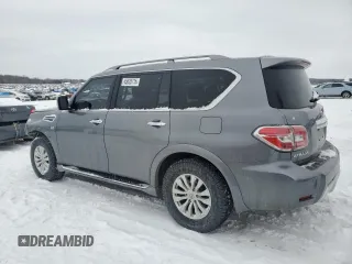 2017 Nissan Armada SV with VIN JN8AY2NC9H9505655, listed as a Copart auction lot 45628715 with 154,441 mi miles and Clean Title. Bid and sale history available at carsss.com. Image 2.