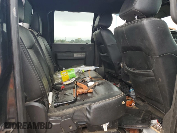 2015 Ford F-250 Lariat z VIN 1FT7W2B61FEA48855, wystawiony jako Copart lot #63707595 z przebiegiem 514 307 mil mil oraz Szkoda całkowita • Salvage title. Historia ofert i sprzedaży dostępna na DreamBid. Obrazek 10.