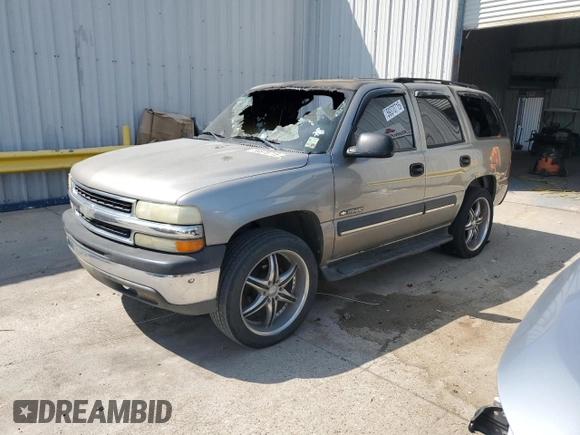 2003 Chevrolet Tahoe LS with VIN 1GNEC13Z73J108781, listed as a Copart auction lot 59370715 with Not provided miles and Salvage title. Bid and sale history available at DreamBid. Image 1.