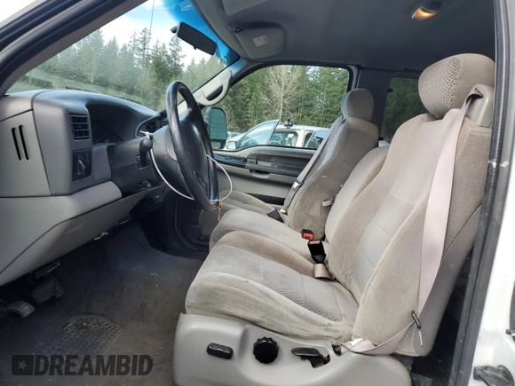 2001 Ford Super Duty F-250 XL with VIN 1FTNX20S11EA95476, listed as a Copart auction lot 47260375 with 168,416 mi miles and Salvage Title. Bid and sale history available at carsss.com. Image 7.