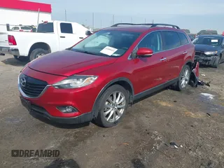 2015 Mazda CX-9 Grand Touring with VIN JM3TB3DA7F0448943, listed as a IAAI auction lot 41888414 with 104,052 mi miles. Bid and sale history available at carsss.com. Image 20.